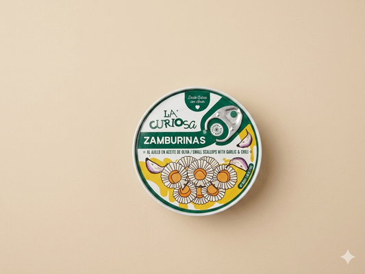 Zamburiñas al ajillo