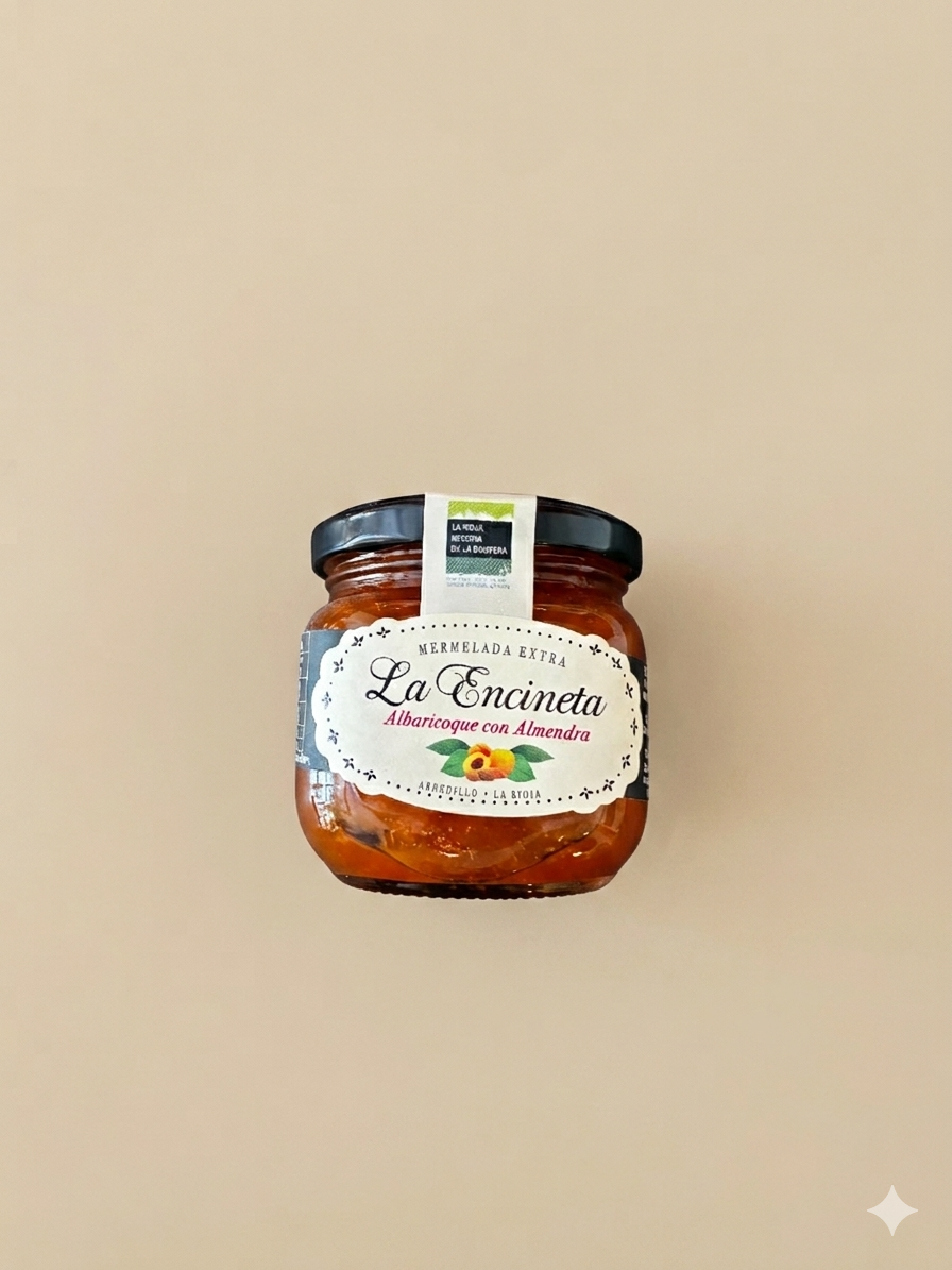 Mermelada de albaricoque con almendra